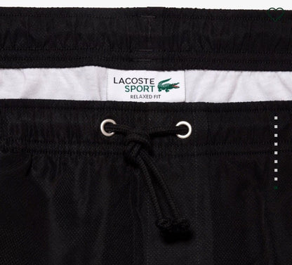 $70 Lacoste Men’s Lightweight Lined GH353T Tennis Shorts- Black - Large-  NEW