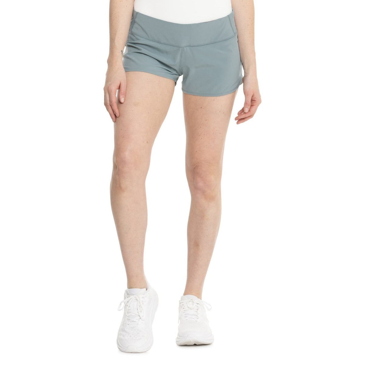 $60 SmartWool Women's Active Lined Shorts Built-In Briefs - Lead - Medium - New