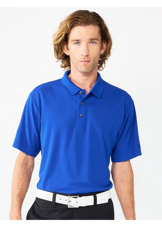 Grand Slam Off-Course Classic-Fit Solid Golf Polo -Blue Surf - Small- Tag $45