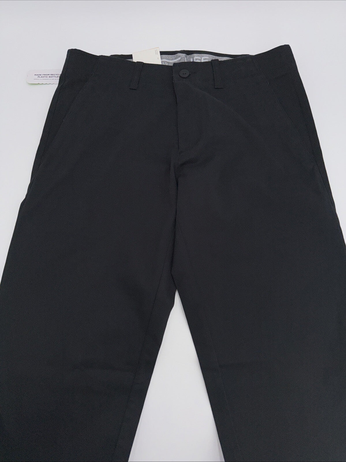 Haggar Men’s Life Khaki Straight Fit Chino Pants - Black- Size: 33W 30L- NEW