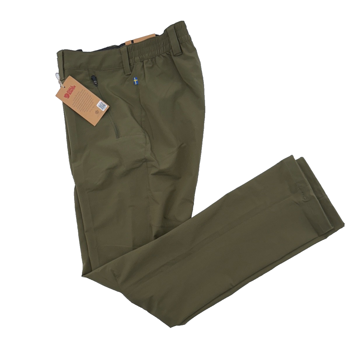 $175 Fjall Raven Abisko Trail Stretch Trousers-Laurel Green- 32W x 32L - New Tag