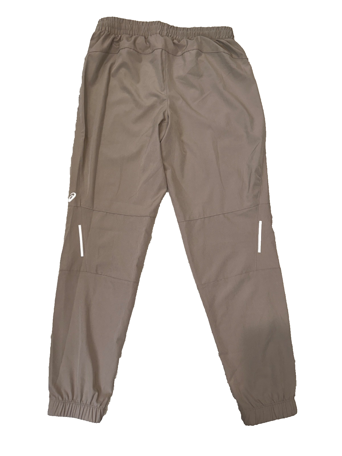 $60 Asics Men's Woven Stretch Pants - Khaki/ KH093 - Small - New With Tags