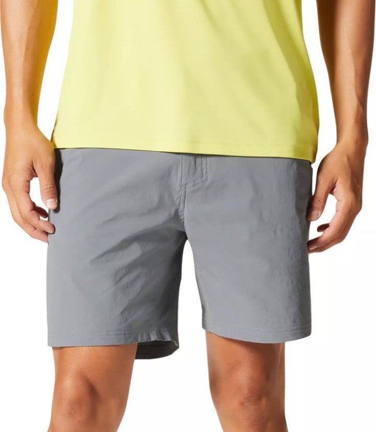 $75 Mountain Hardwear Men’s Basin Trek Shorts- Foil Grey - 31W-NEW w/ Tag