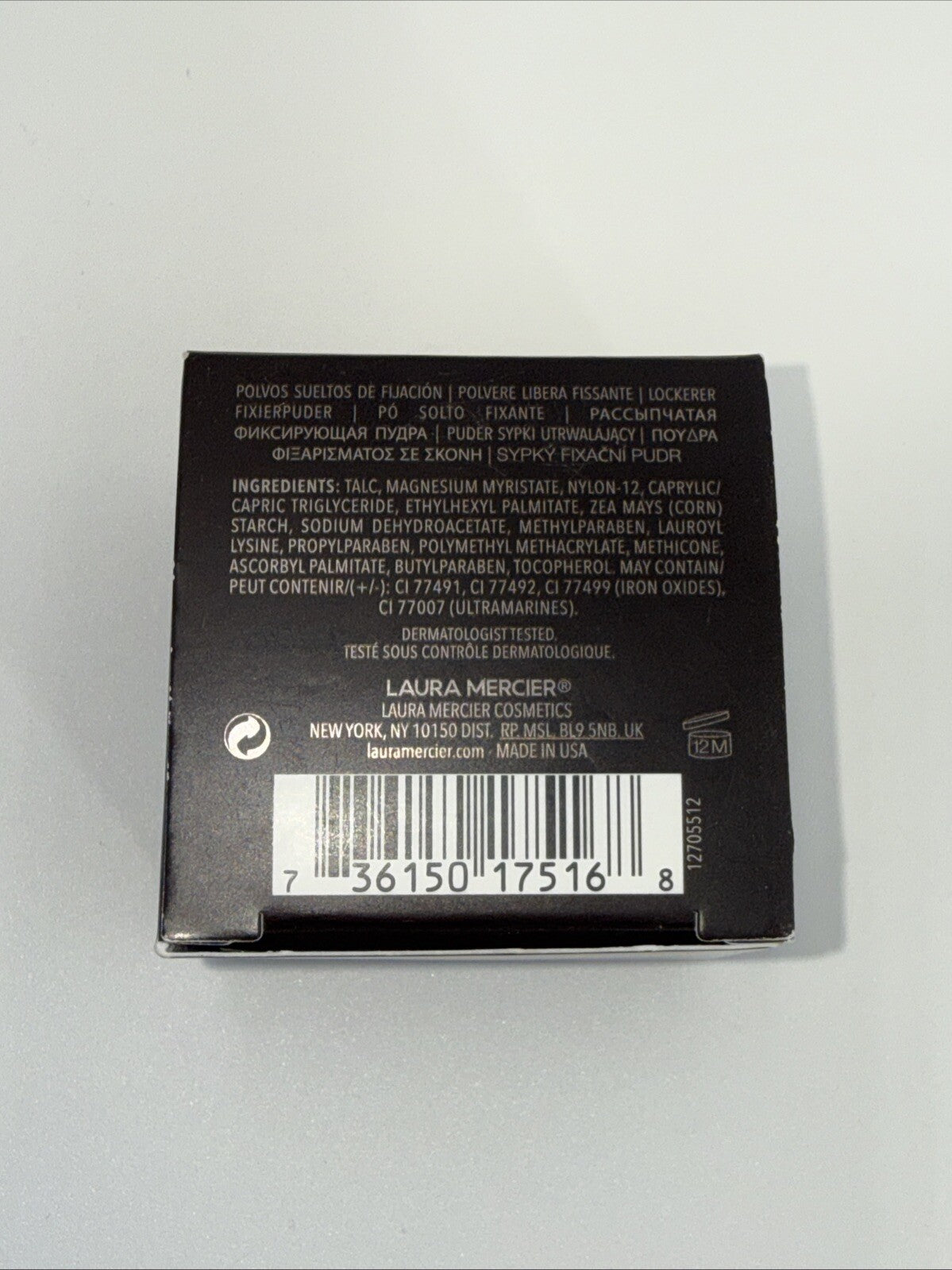 Laura Mercier Translucent Medium Deep Loose Setting Powder .33 oz Mini New Boxed