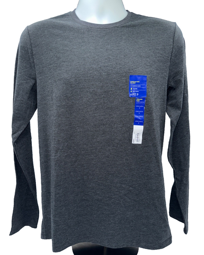 Apt. 9 Premier Flex Men's Long Sleeve Tee - Dark Slate - Small - New