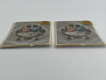 2 PopCraft Card High Quality Quilling HARRY POTTER HOGWARTS Blank inside $13.50