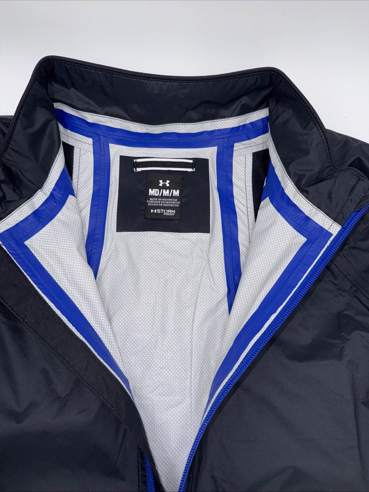 $180 Under Armour Men’s Impasse Repel Golf Rain Jacket - Black- Medium - New Tag