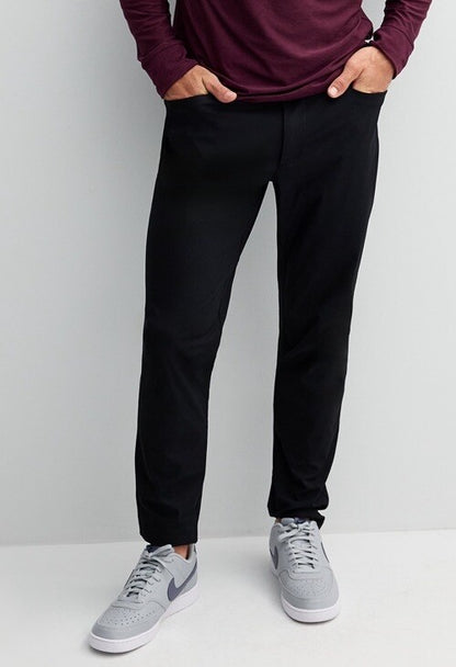 FLX Men’s Premium Slim 5 Pocket Pants- Black- 32W 32L - New Tags