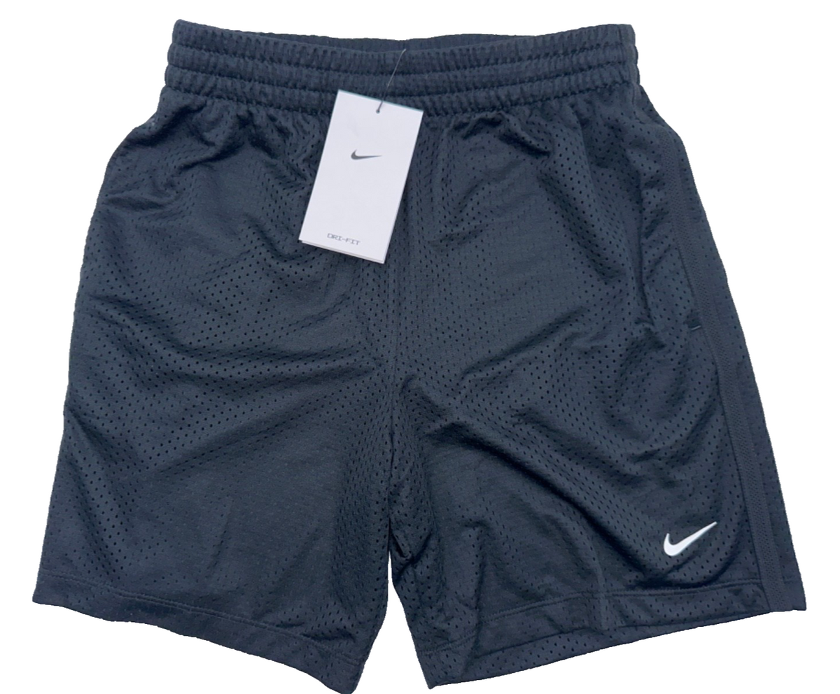Nike Kids' Dri-FIT Mesh Training Shorts 5” - Black - Medium -  New With Tag