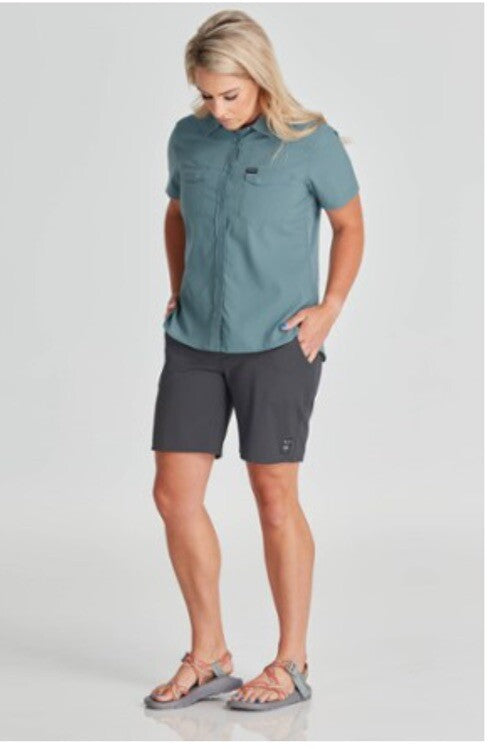$70 NRS Women’s Guide Shorts UPF Outdoor Nylon-Dark Shadow- Size: 4-New Arrival