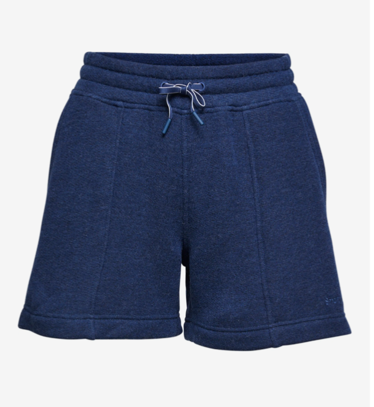 $95 Smartwool Women’s-Recycled Terry Shorts- Blue- Medium- New Tag