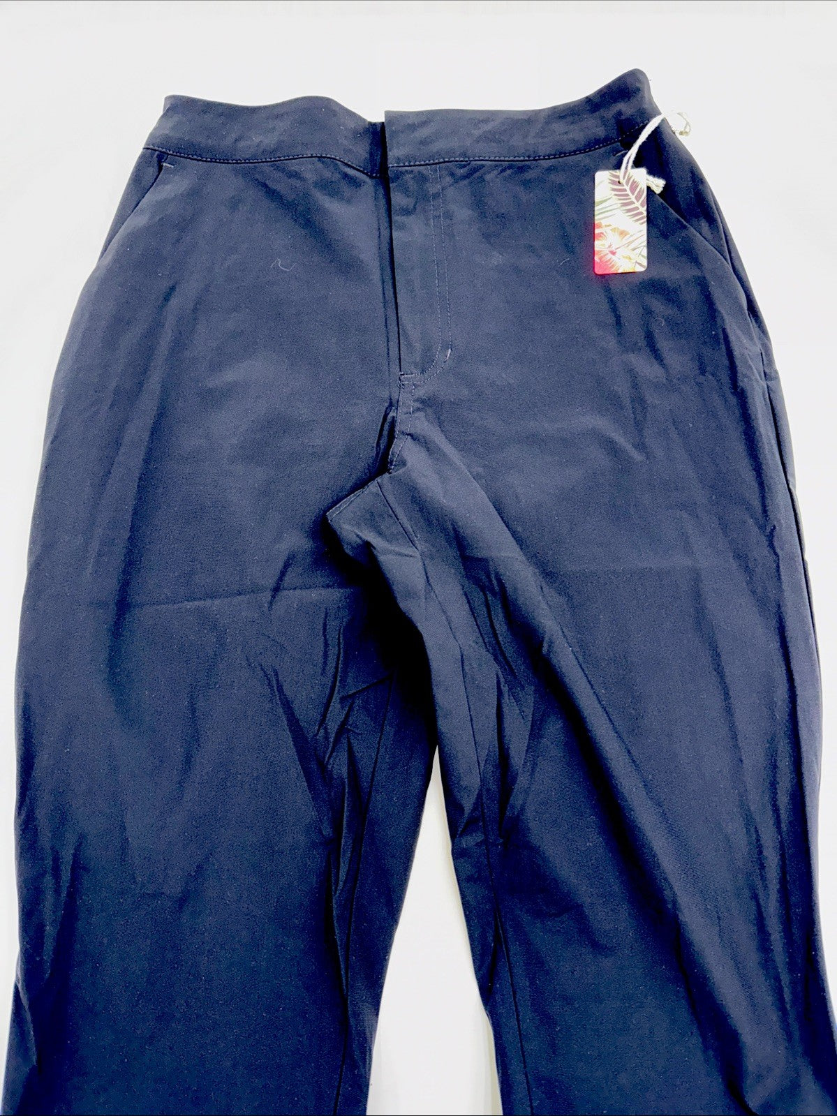 $98 Tommy Bahama Active Golf Tulp Hem Relax Fit Pants-Black-Small -New Tag