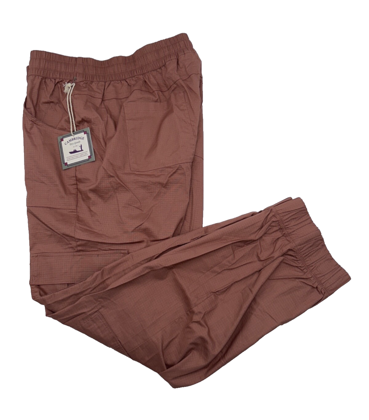 $89 Cambridge Dry Goods Women's Cargo Jogger Pant - Brown - Large - New