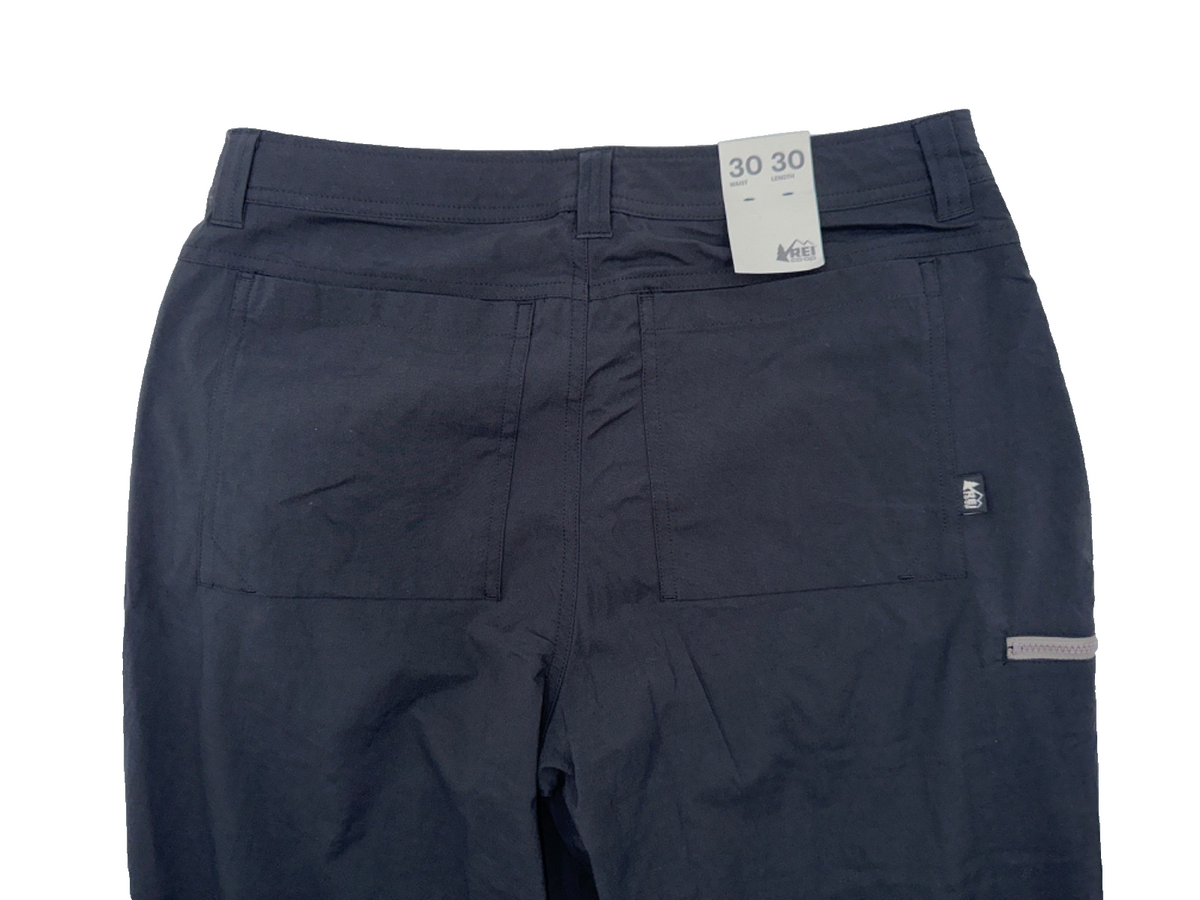 $70 REI Co Op Men's Trailmade Pants - Black - 30W x 30L - New With Tags