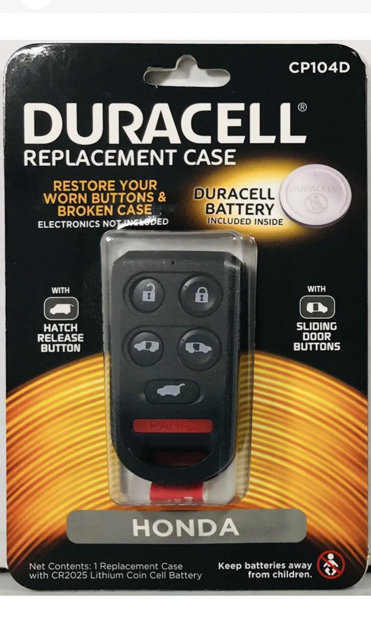 Honda Duracell Replacement Case CP104D Restore Your Worn Buttons & Broken Case