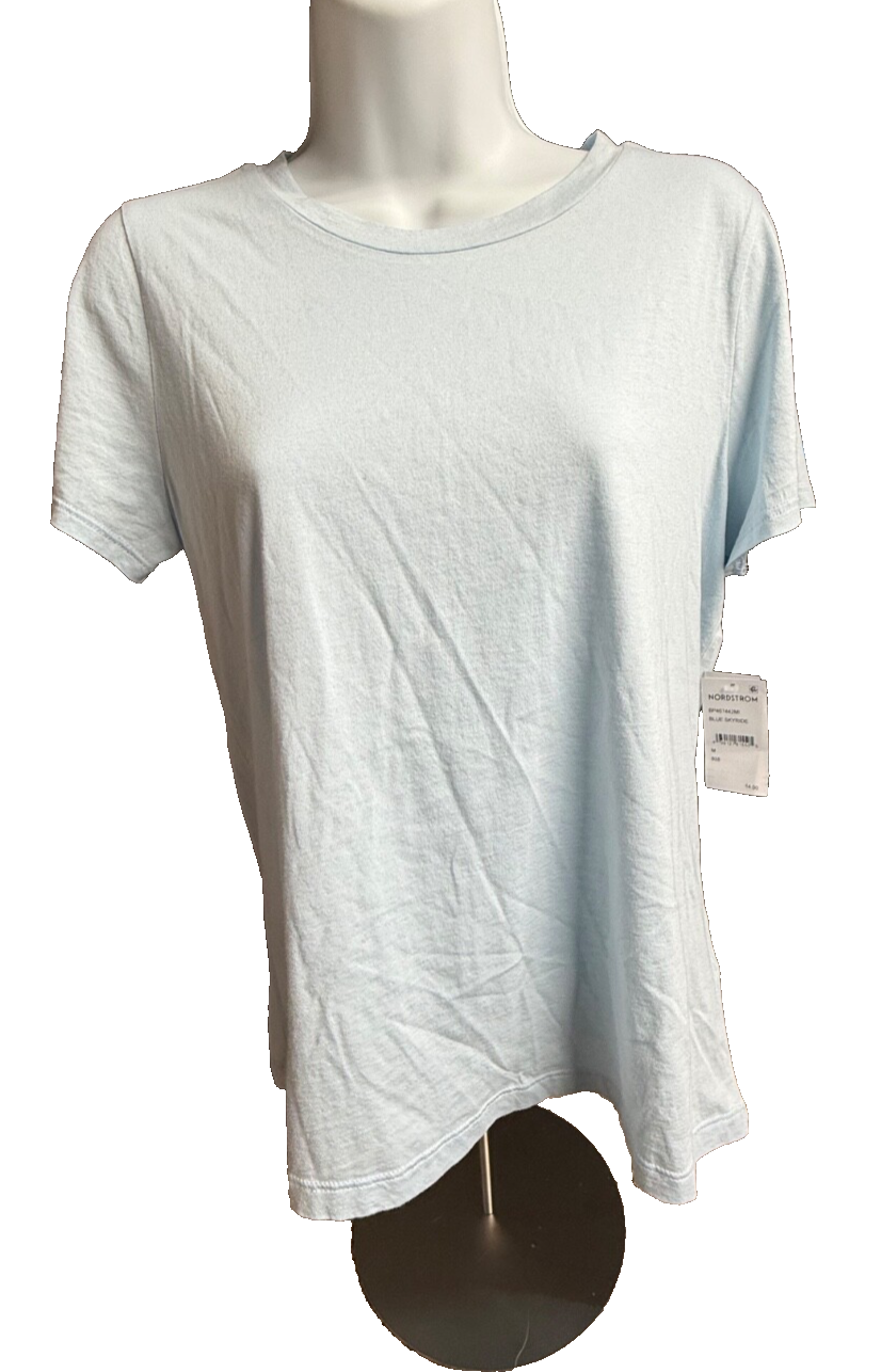 BP Women’s-Classic Tee Shirt-Blue Skyride-Medium-New Tag