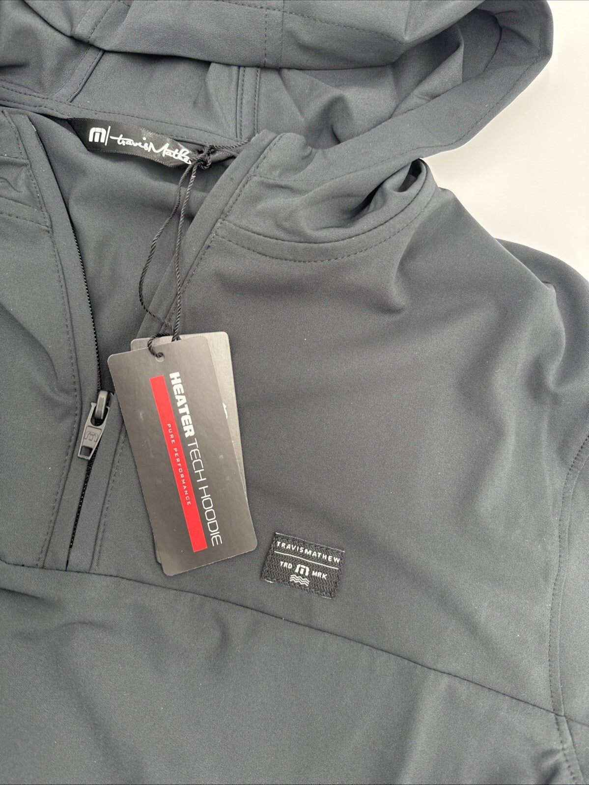$150 Travis Mathew Men’s Ancient Ruins Soft Micro Hoodie-Black- Small- New Tags
