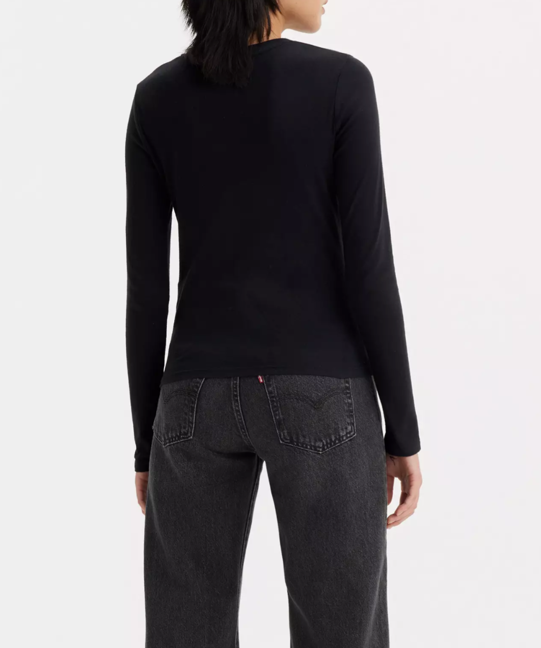 $40 Levi's Women's Long Sleeve Shirt - Black - Medium - New With Tags