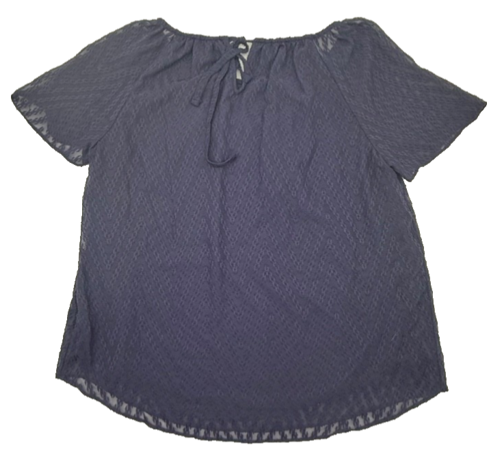 $40 Lauren Conrad Women’s-Flowy Popover-Navy Blue-XSmall-New Tag