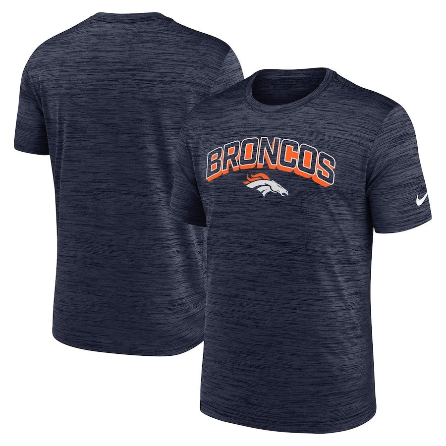 $42 Nike Men’s Denver Broncos Velocity Dri Fit T Shirt - Navy - Small - New Tag