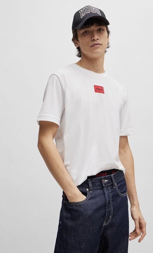 $58 BOSS By Hugo Boss Men’s Diragolino T- Shirt- White/Red - Small-New W Tags