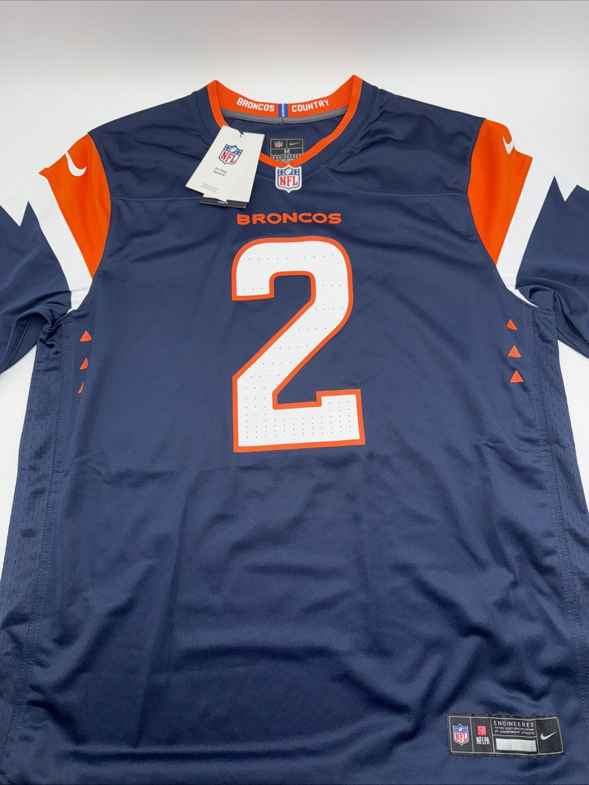 $130 Nike Men’s Patrick Surtain II Denver Broncos  Jersey-Blue-Medium-New Tags