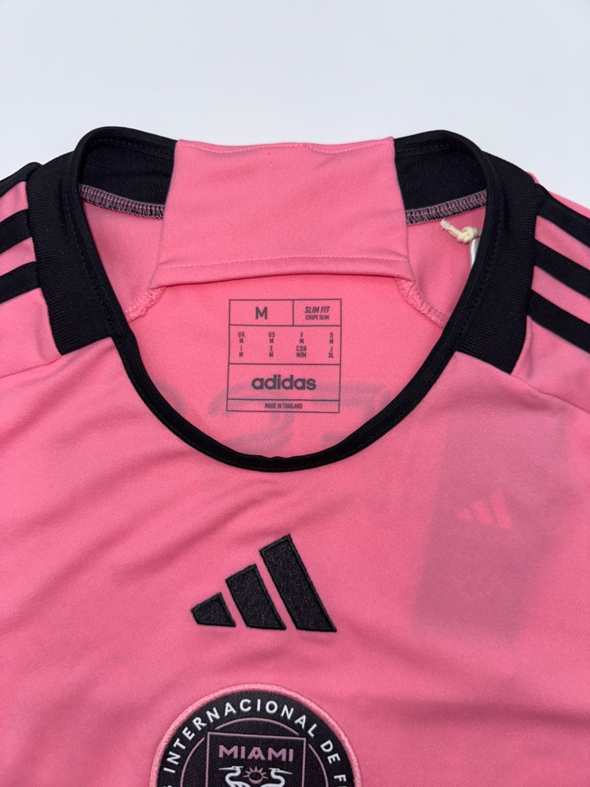$130 Adidas Men’s Inter Miami Printed Home Jersey #10 Messi -Pink/Black-Medium