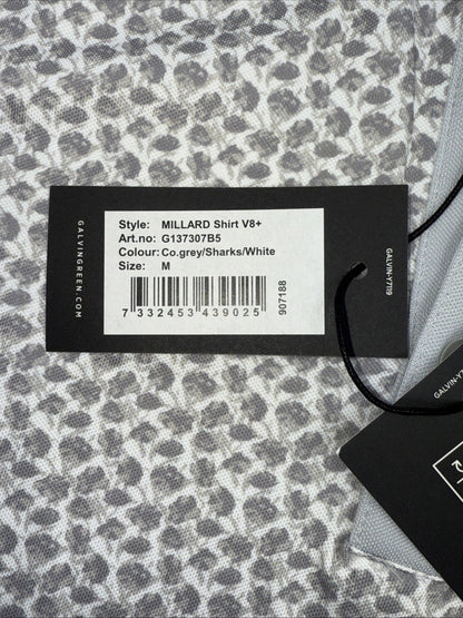 $100 Galvin Green Men’s Millard Golf Shirt Polo- Cool Grey - Medium -New Tags
