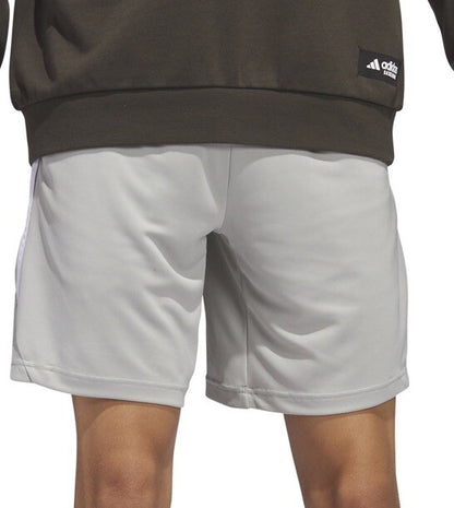 Adidas Men’s 3 Stripes 9” Basketball Shorts - Gray - Medium  NWT