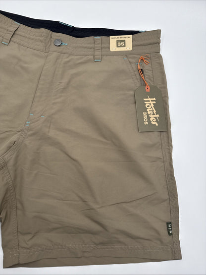 $69 Howler Bros Men's Horizon Hybrid Shorts 2.0 7.5" Inseam- Isotaupe- 35W - New