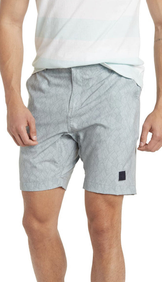 Vintage 1946 Mens Flat Front Shorts - Size 34 - Light Grey -New With Tags $69.95