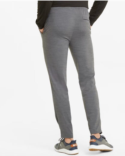 $90 Puma Men’s Cloudspun Grylbl performance golf pants-Quiet Shade Grey-Medium