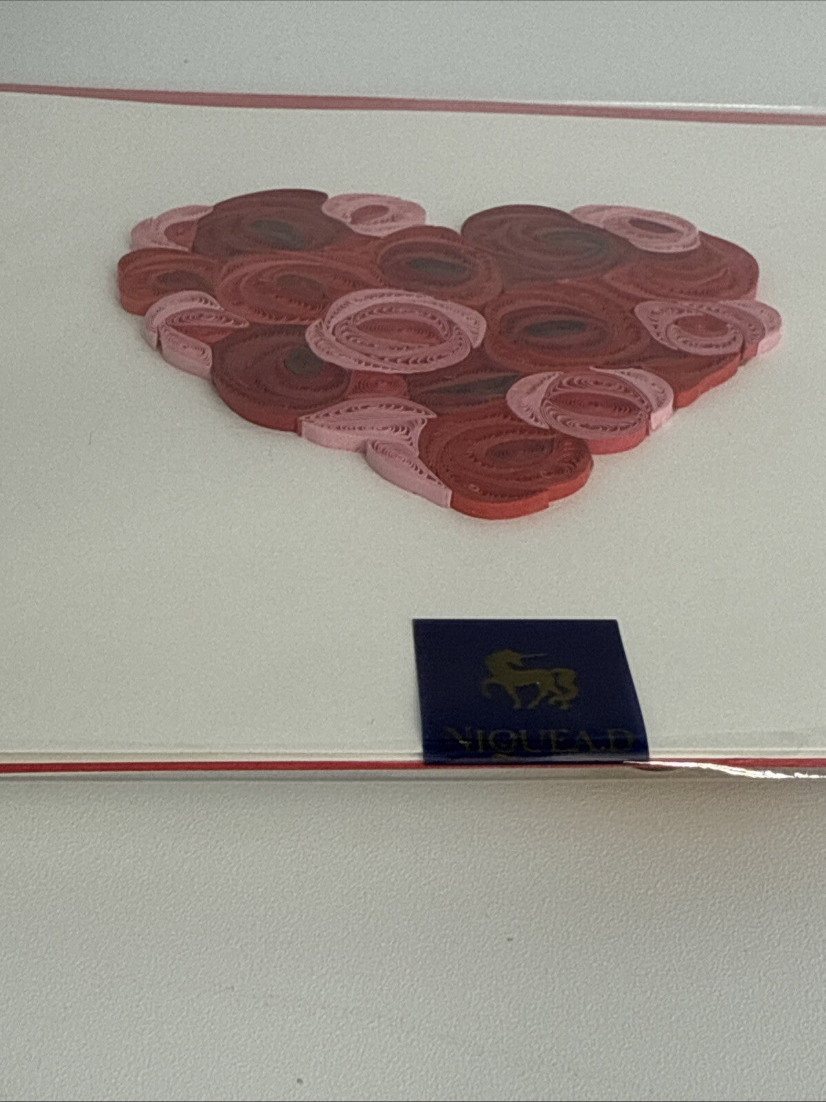 Lot Of 2 Niquea.D Dimensional Valentine's Day Greeting Cards- Upscaled Quality!