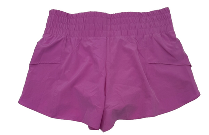$32 Apana Women’s-Yoga Lifestyle Short-First Bloom Purple-Large-New Tag