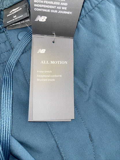 $75 New Balance Men’s- All Motion Bonded-Brushed Lined- Blue - Medium-New Tags
