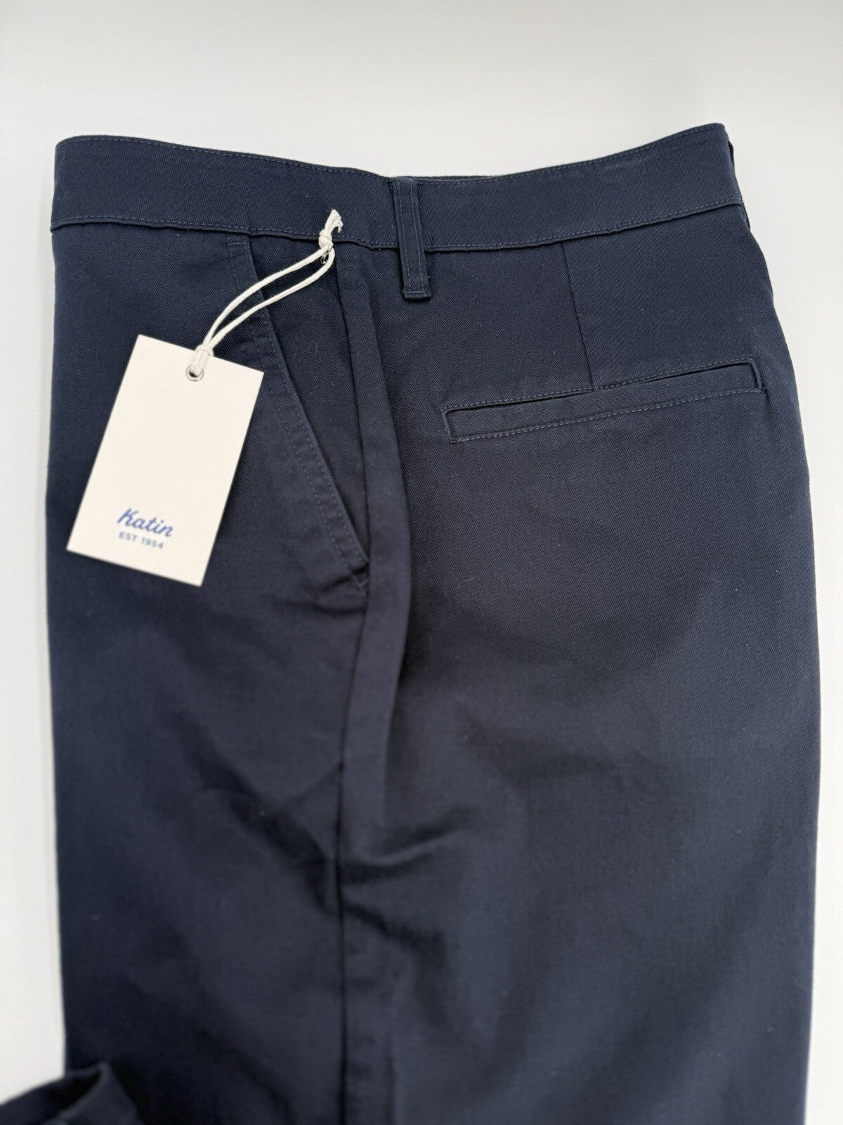 $89 Katin Men’s Kraft Pants Chino Size Cotton Spandex Stretch Pants-Navy-30W 31L