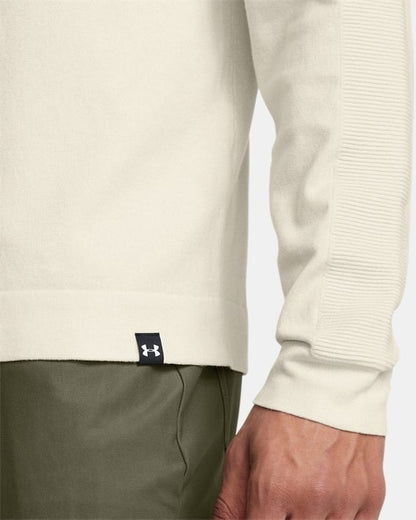 $150 Under Armour Men's Tour Tips Sweater - White - Medium - New With Tag