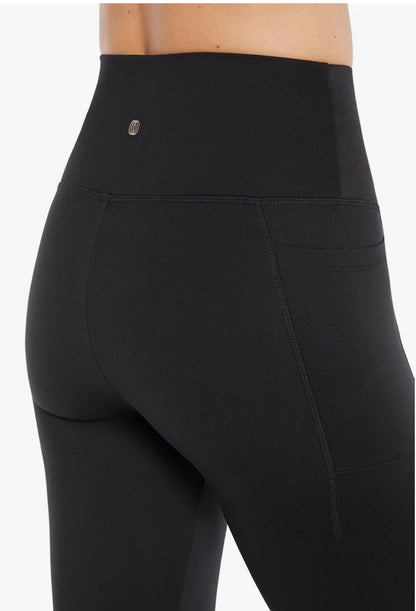 $74 Balance Collection Women’s-Easy Stella High Rise Pocket Pants- Black- Medium