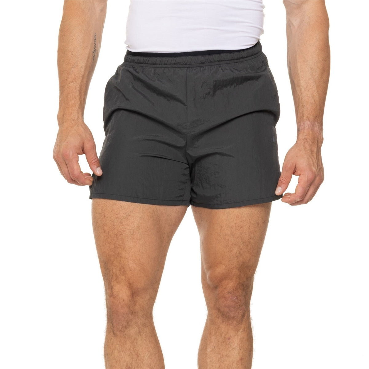 ASICS Men’s Woven Lined Running Shorts 5”- Charcoal - Large- New With Tag
