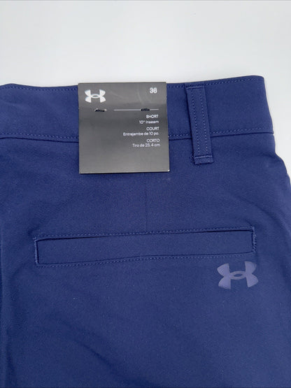 $60 Under Armour Men's Wicking Matchplay Tech Golf Shorts -Navy- Size 38W - New