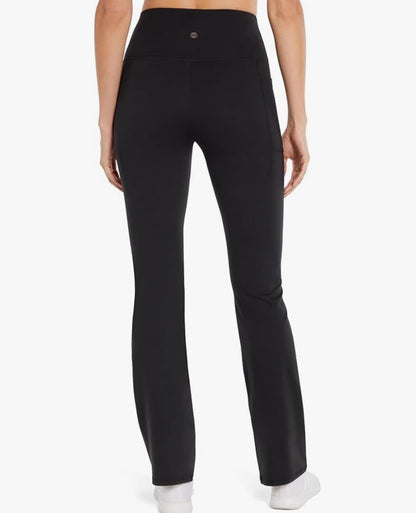 $74 Balance Collection Women’s-Easy Stella High Rise Pocket Pants- Black- Medium
