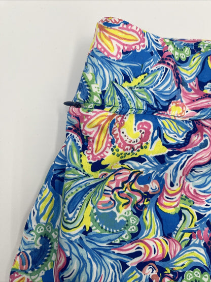 $69 STELLA PARKER Floral Tennis Golf UPF 50 Built-in Shorts Stretch Skort-Small