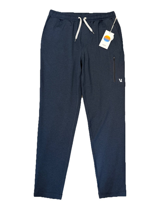$108 Vuori Men's Sunday Track Performance Pant  V4020 - Ink Heather- Small- New