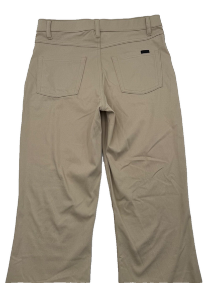 $58 HUE Women’s-Stretch Pant-White Pepper (Beige) -Medium-New Tag