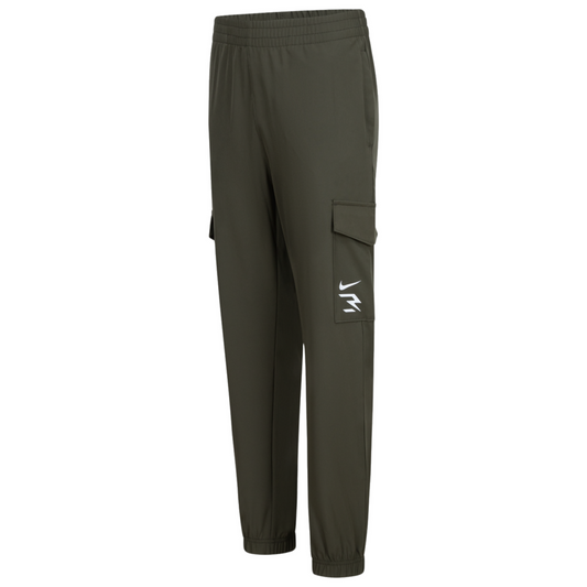 3 Brand Nike Boy’s Cargo Jogger Pants - 9Q0701 - Green - Large - New With Tags