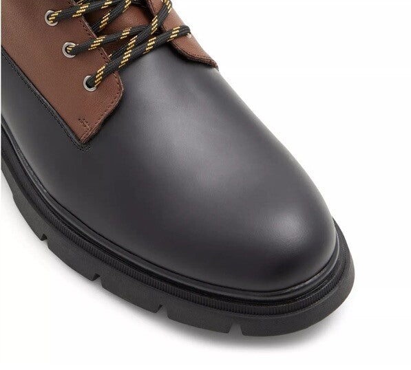 Aldo Men’s Mayfair Lace Boots - Black/Brown- Size: 10M - NEW - Retail $149