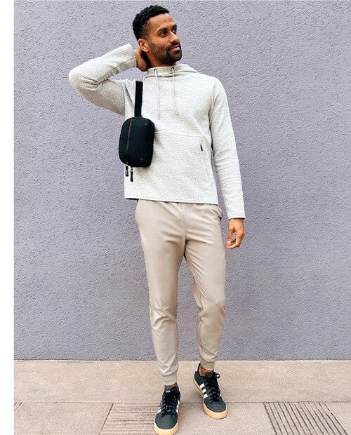 FLX Men’s Dynamic Slim Jogger Pants- Small - Wood Bridge - NWT Retail $60