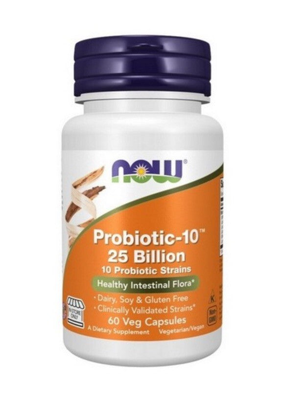 Now Foods Probiotic 10 - 60 VegCaps  by Now Foods - Exp 10-25 - Great Deal!