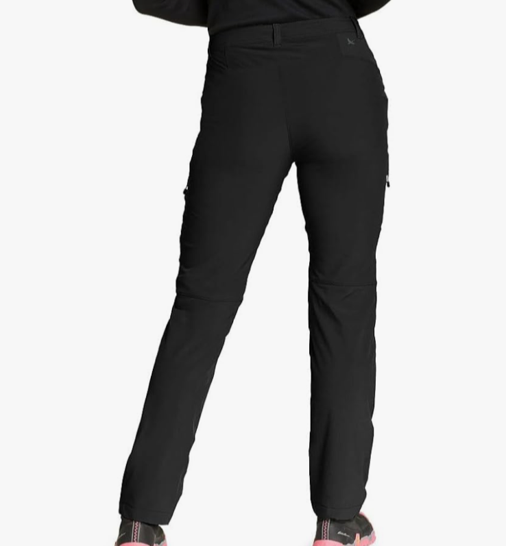 $90 Eddie Bauer Women's 2.0 Polar Fleece Lined Pants - Black - Size 14 - New