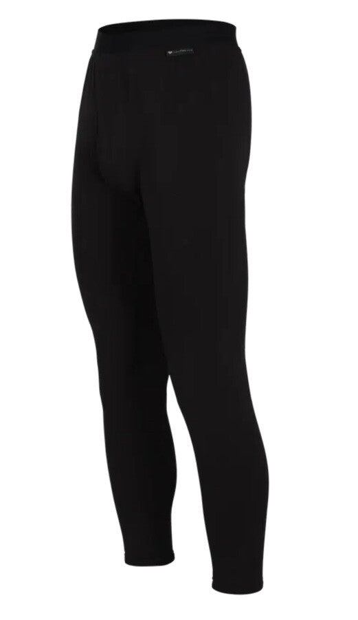 Obermeyer Men's Thermal Fleece Base Layer Bottoms 150 Ultrastretch-Black-Small